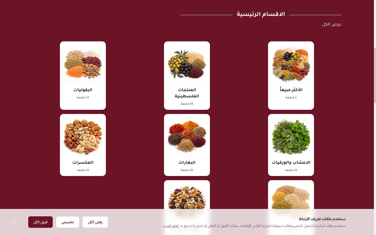 Wady Aljuz — a real grocery store on Force AI, bilingual with real product categories